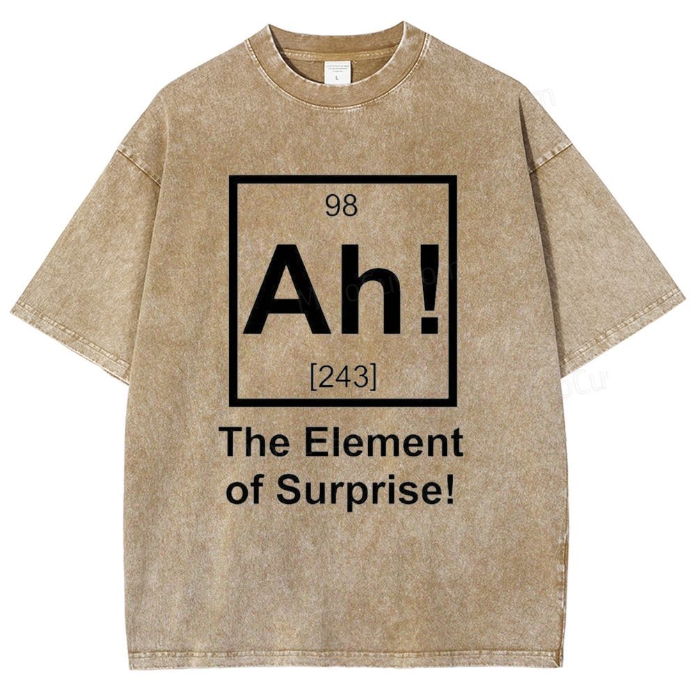 Washed with "Element of Surprise" Chemistry Graphic T - Shirt