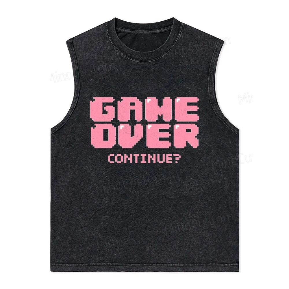 Game Over Pixel Graphic Tank Top