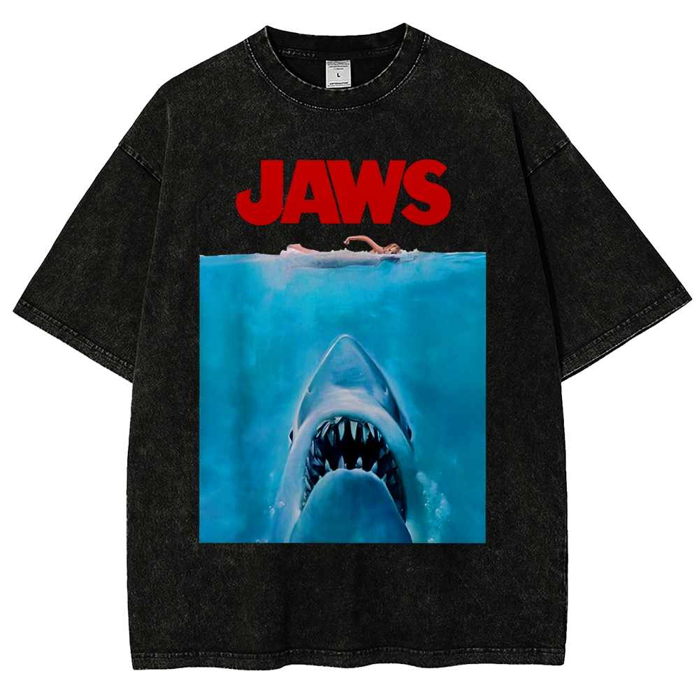 Jaws Oversize Vintage Distressed T-shirt