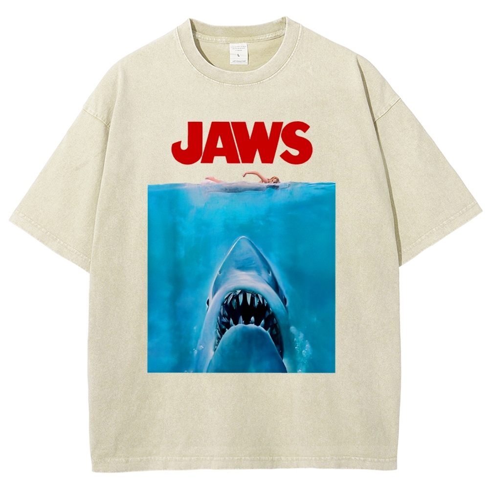 Jaws Oversize Vintage Distressed T-shirt