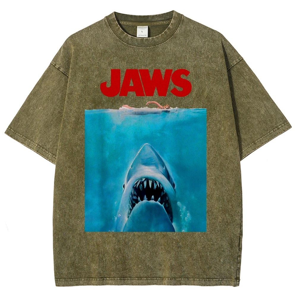 Jaws Oversize Vintage Distressed T-shirt