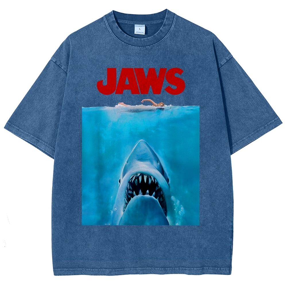 Jaws Oversize Vintage Distressed T-shirt