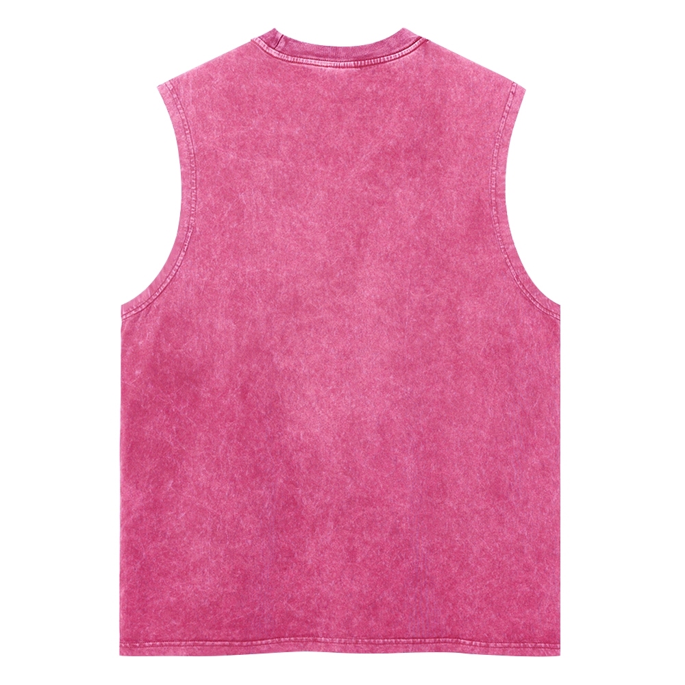 Vintage Rock Dog Drummer Graphic Tank Top