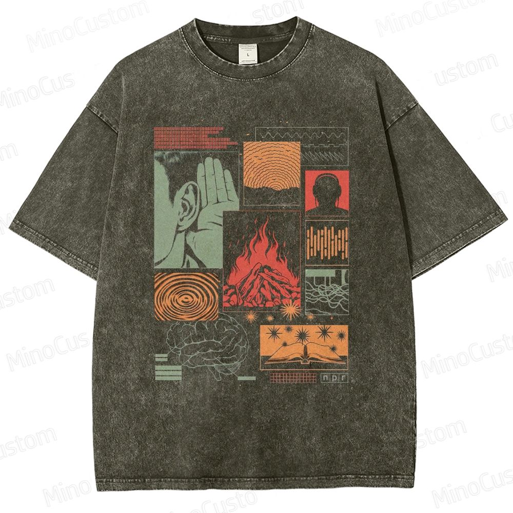 Listen Washed T-Shirt