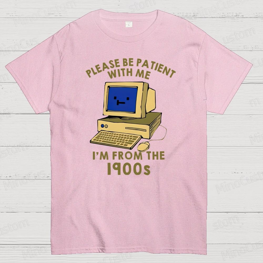 Please be Patient With Me Geek Cotton T-shirt 