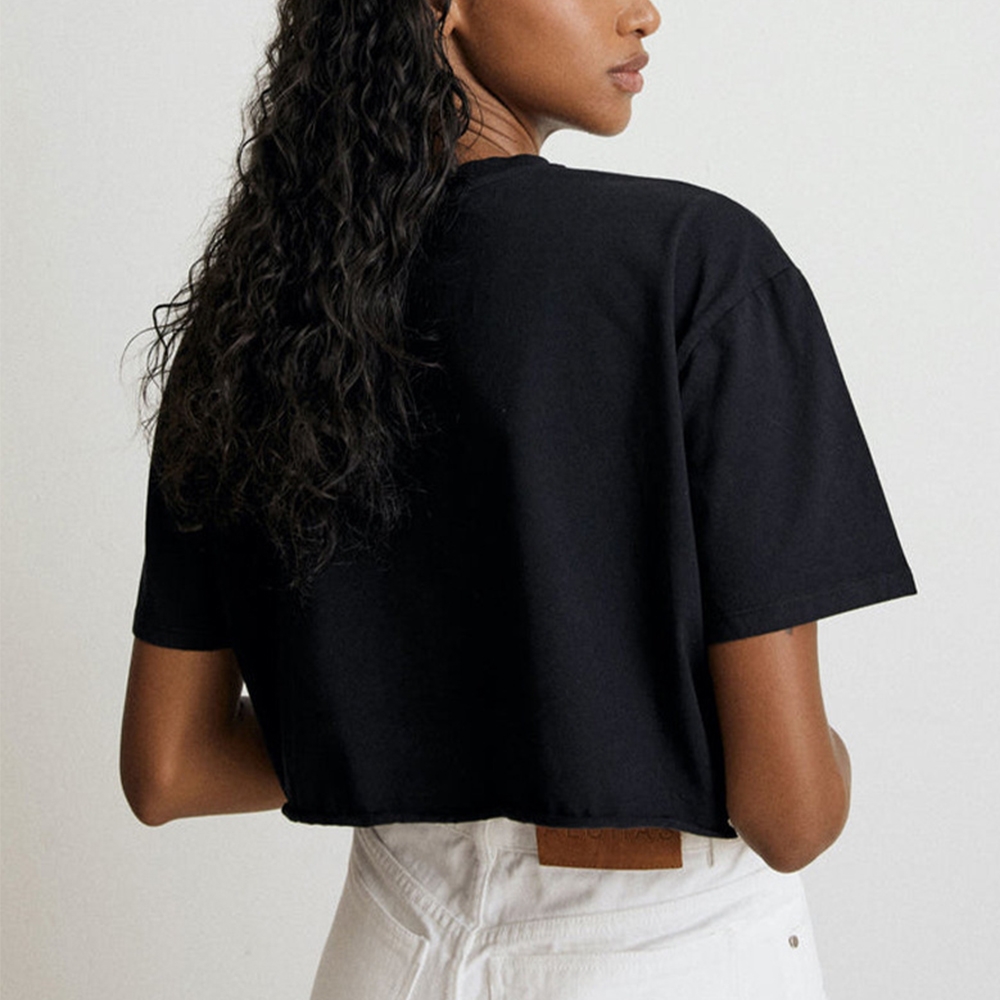 Bounty Hunter Retro Graphic Women's Crop Tops