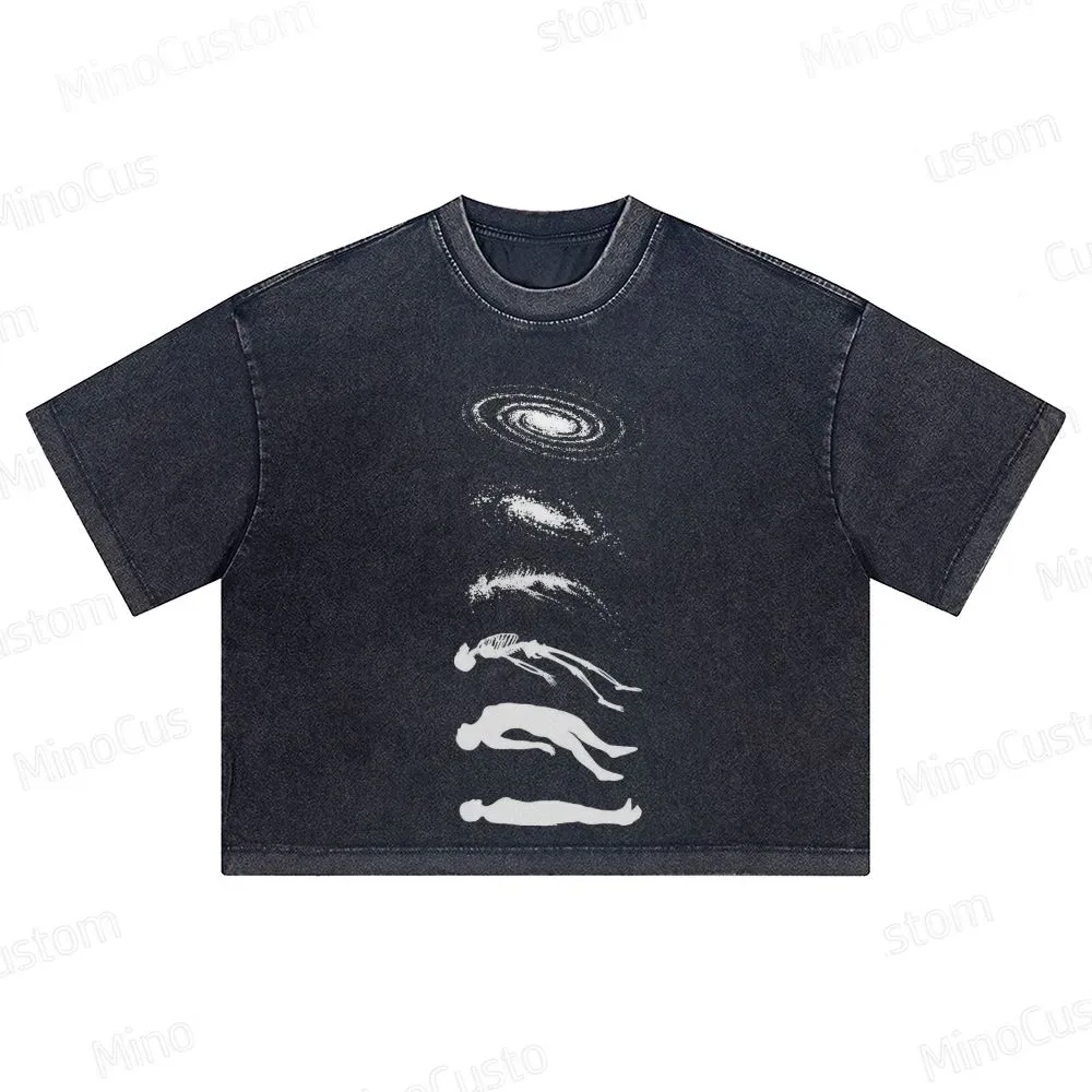 Cosmic Graphic Crop Top