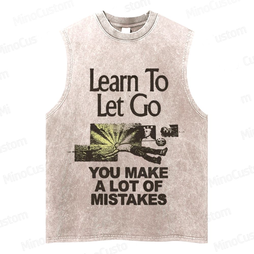 “Learn To Let Go” Vintage Tank Top
