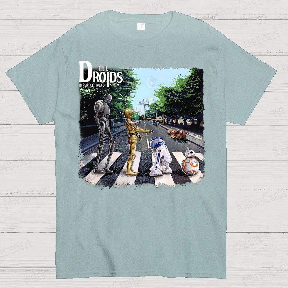 The Droids You Are Looking For, Are Crossing The Street. Cotton T-shir
