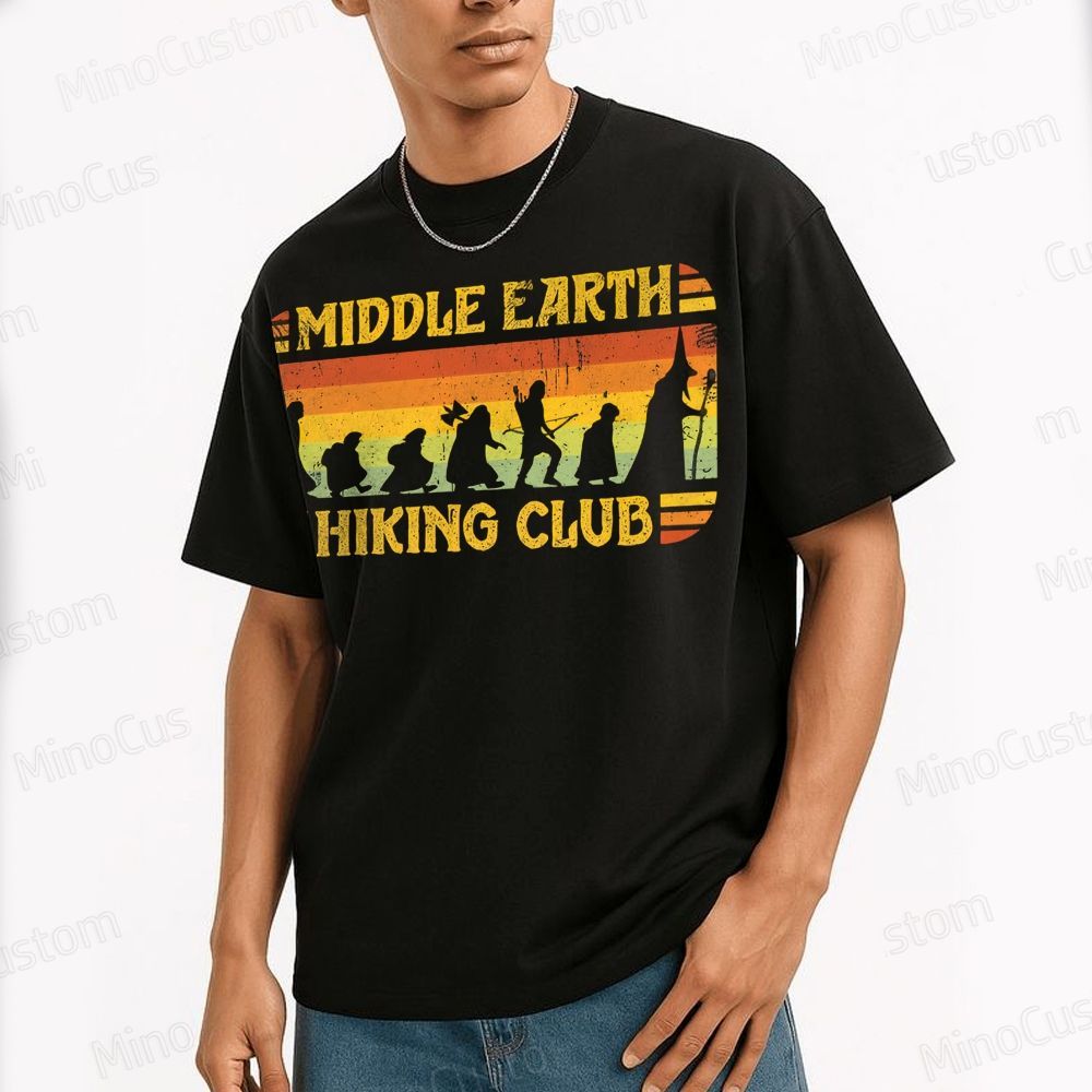 Middle-Earth Hiking Club Cotton T-shirt