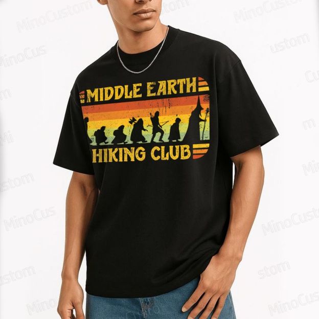 Middle-Earth Hiking Club Cotton T-shirt