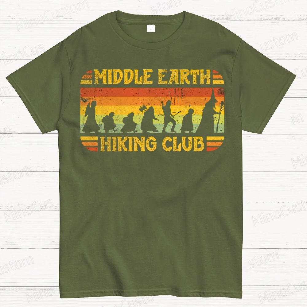 Middle-Earth Hiking Club Cotton T-shirt