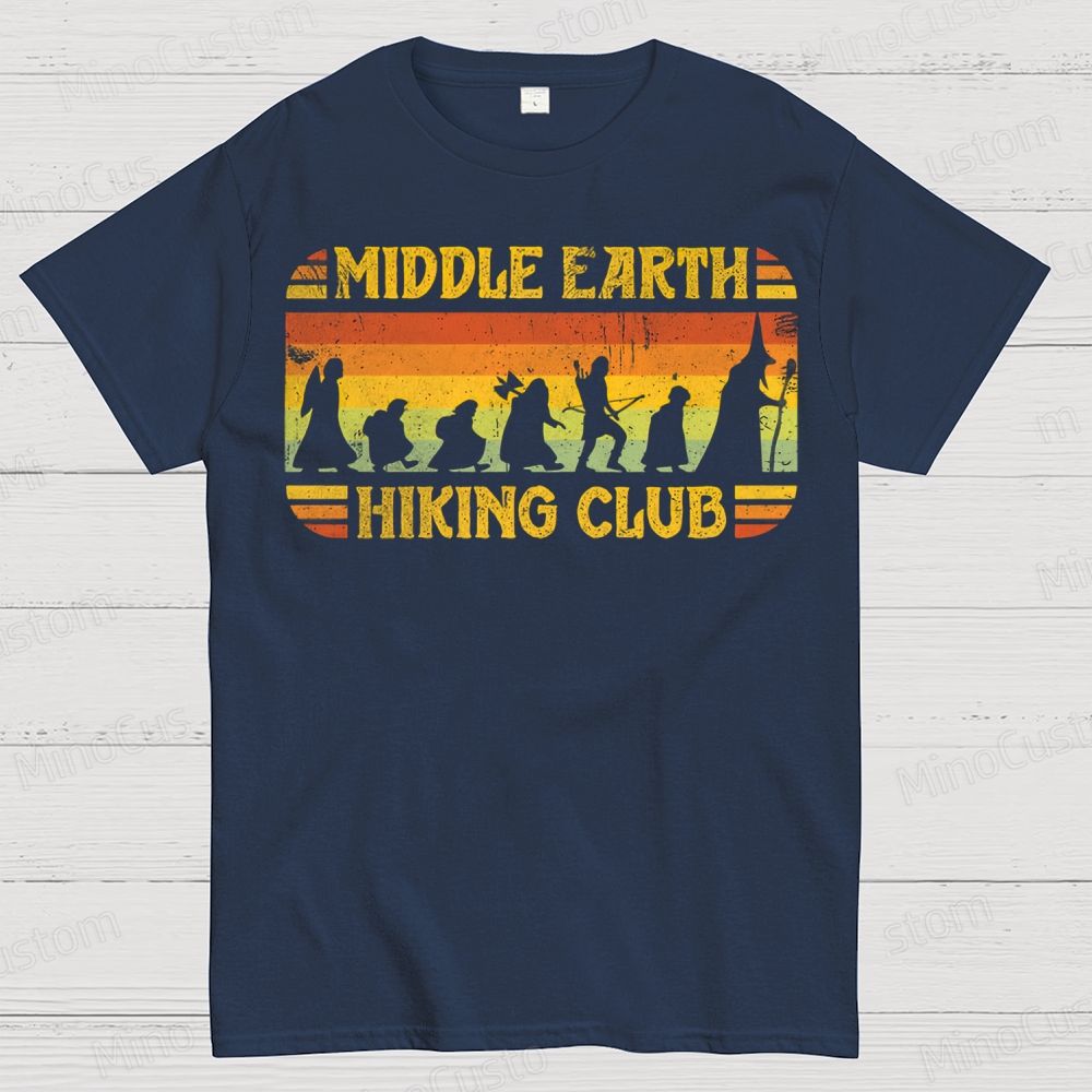 Middle-Earth Hiking Club Cotton T-shirt