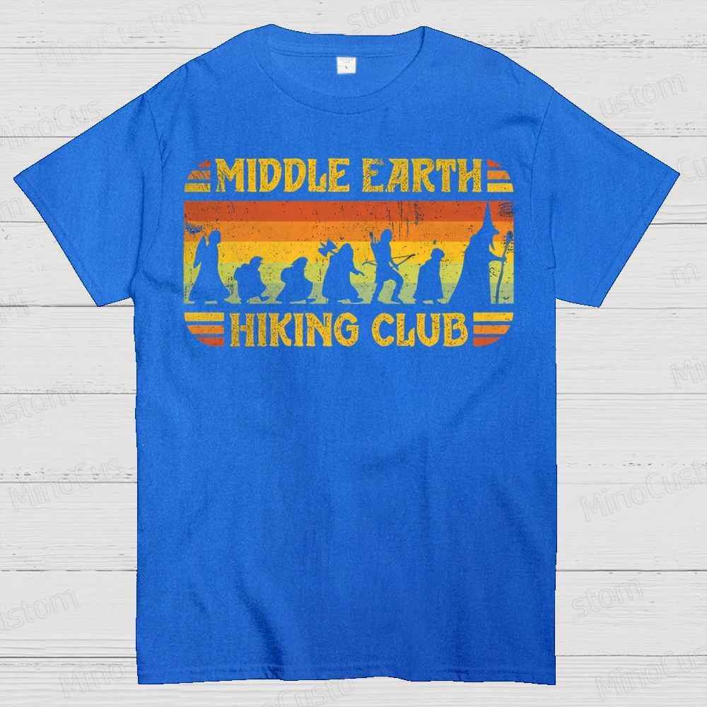 Middle-Earth Hiking Club Cotton T-shirt