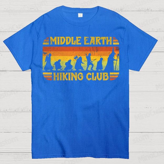 Middle-Earth Hiking Club Cotton T-shirt