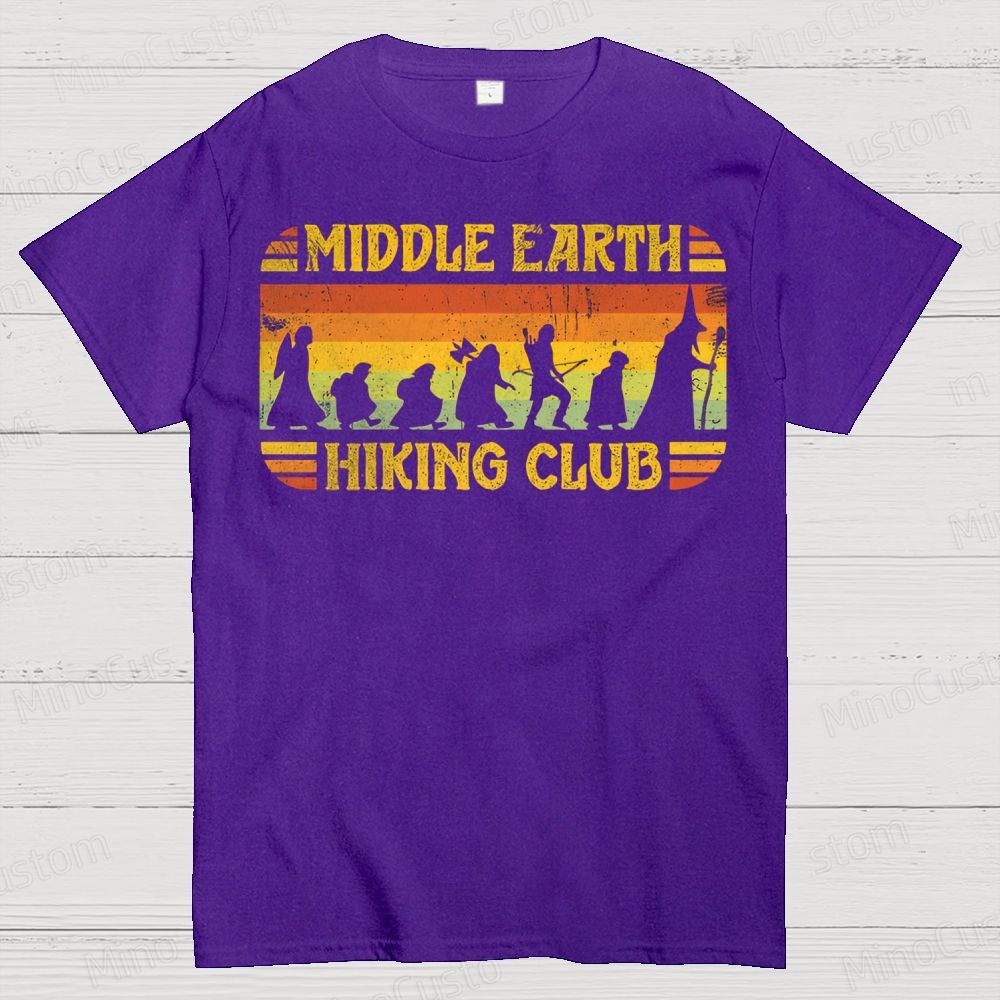Middle-Earth Hiking Club Cotton T-shirt