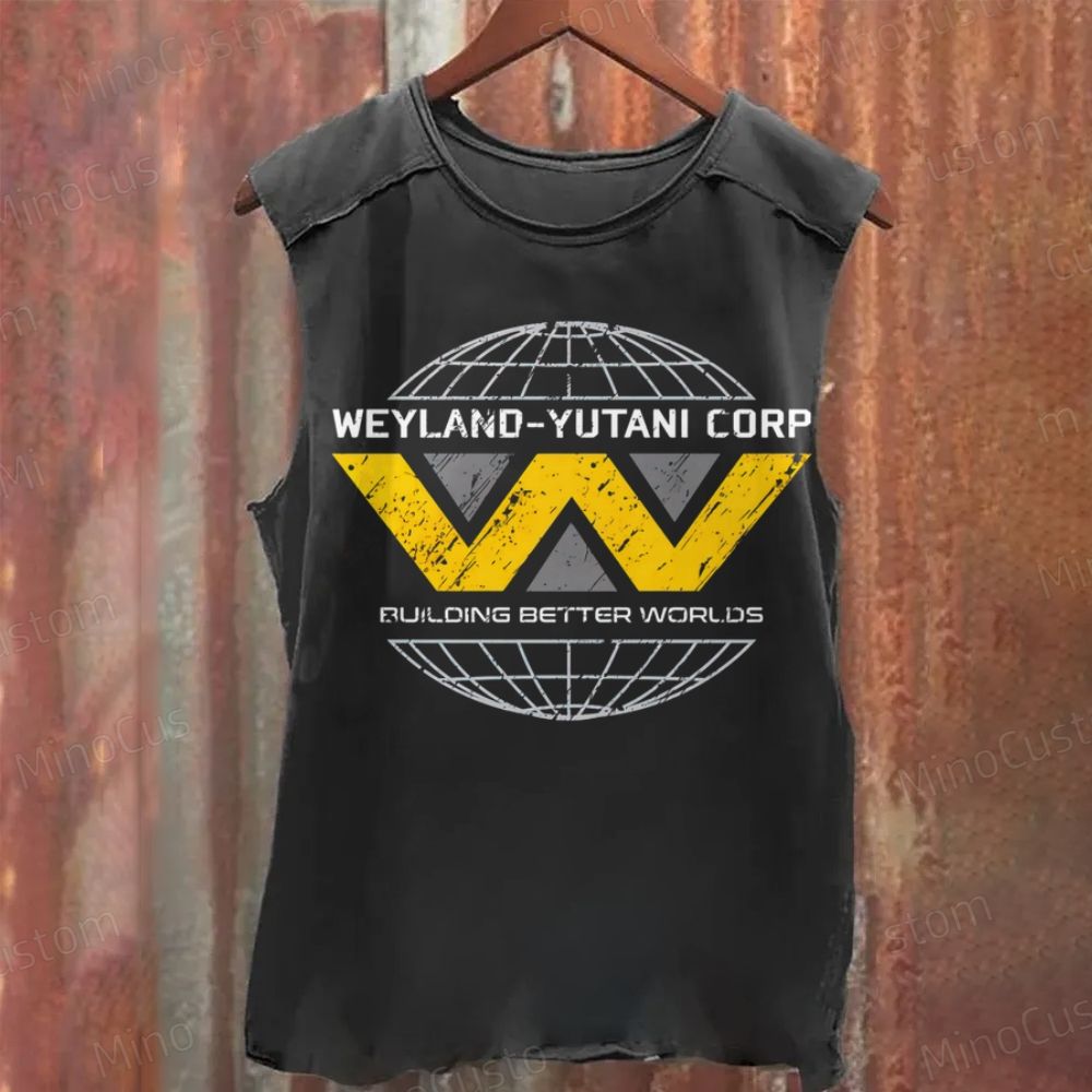 Weyland Yutani Corp Washed Tank Top 