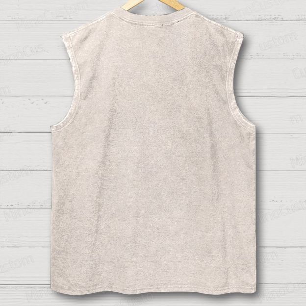 Vintage Logo Band Unisex Washed Tank Top