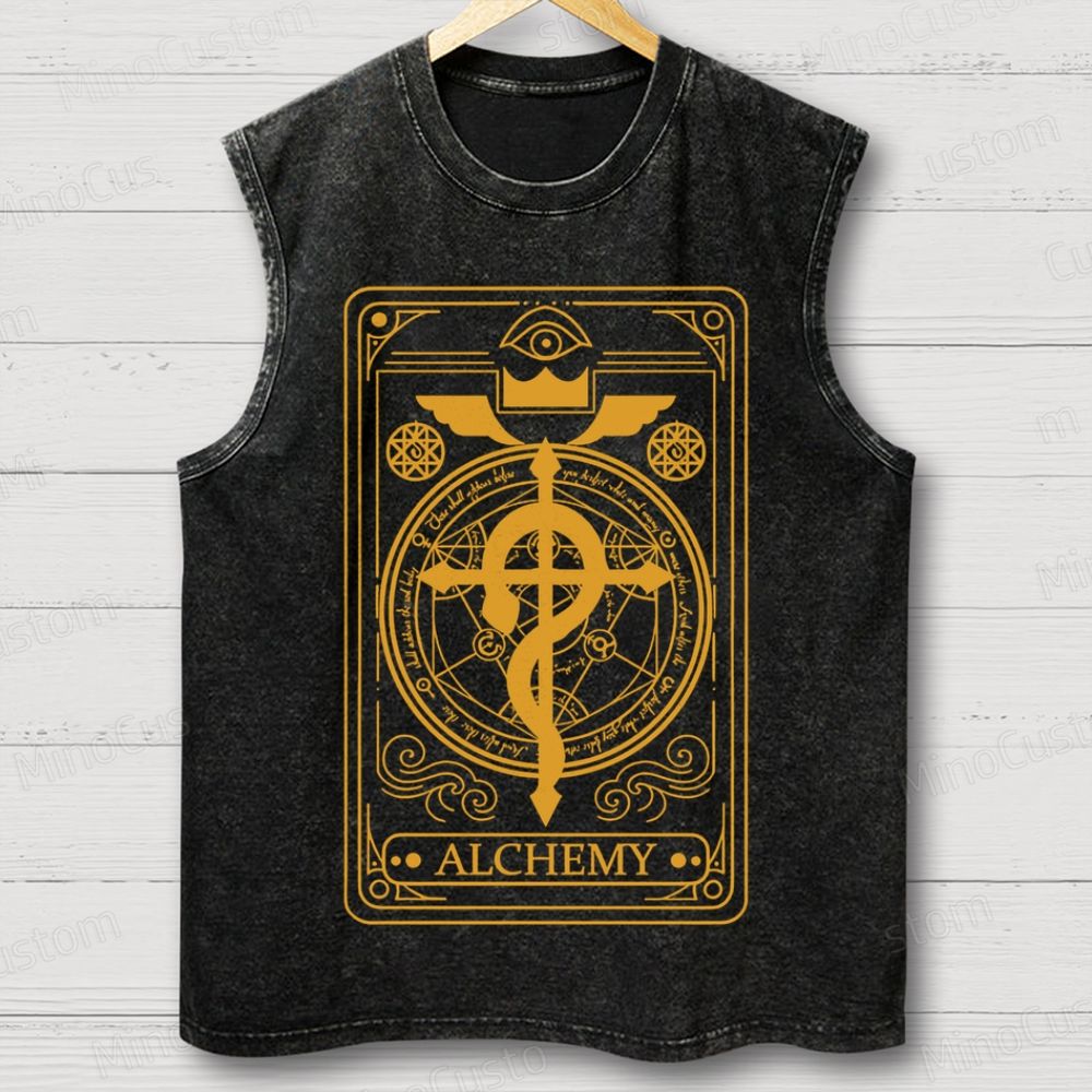 Tarot of Alchemy Washed Tank Top 