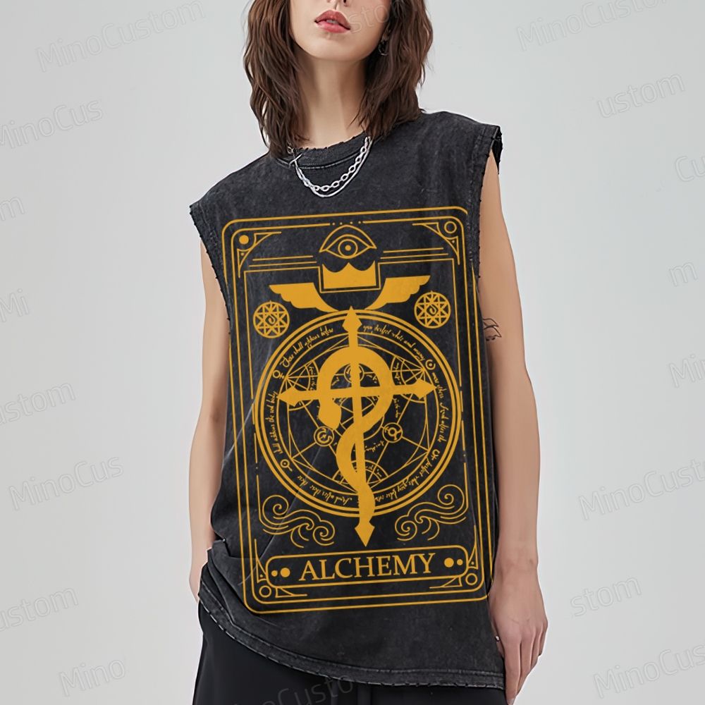 Tarot of Alchemy Washed Tank Top 