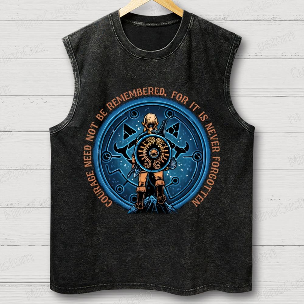 Courage from Within Washed Tank Top