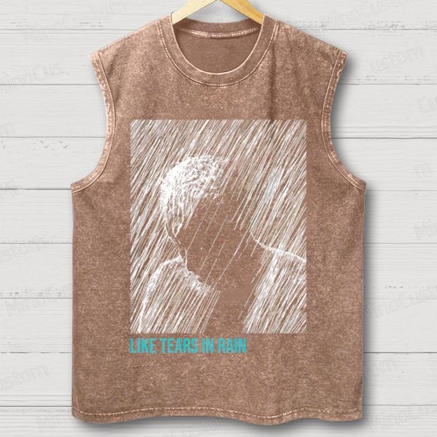 Like Tears In Rain Washed Tank Top 