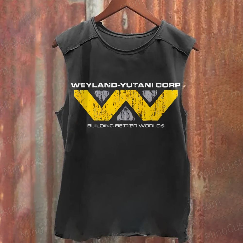 Weyland-Yutani Corp Washed Tank Top