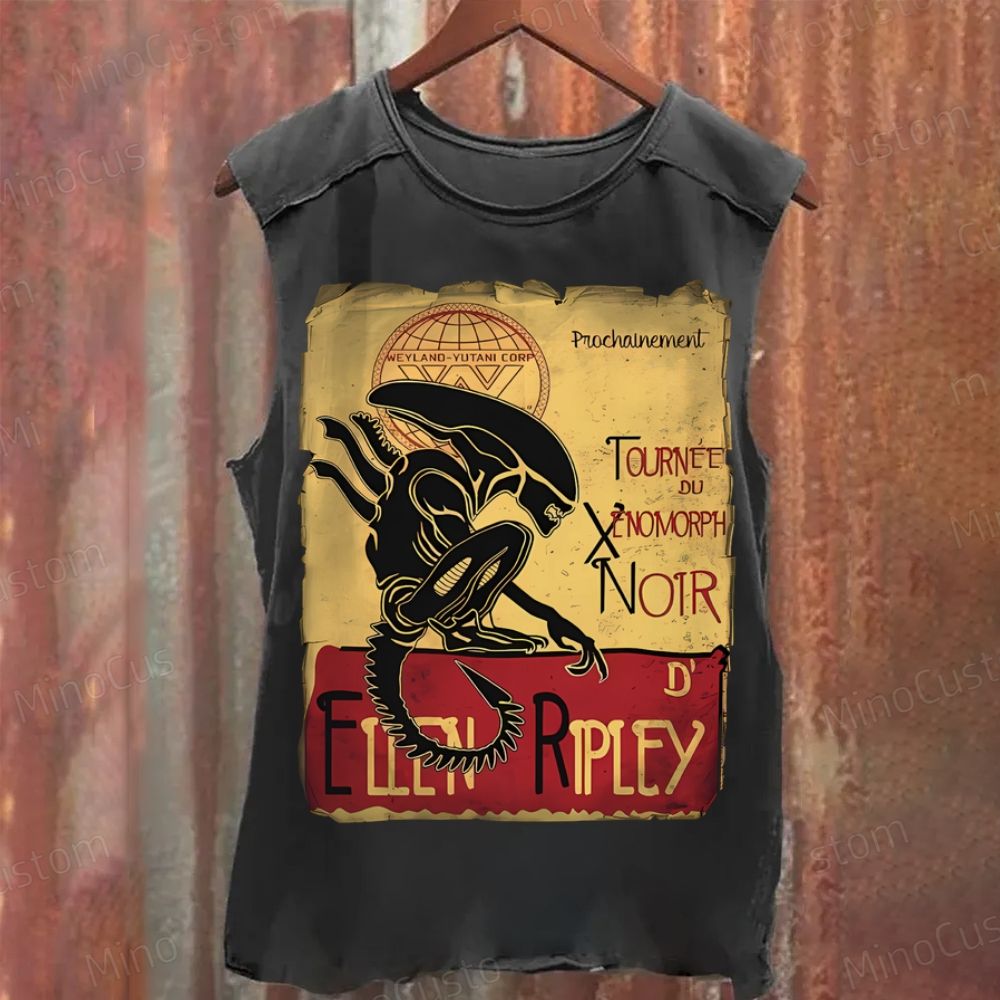 Tournee Du Xenomorphe Doir Washed Tank Top 