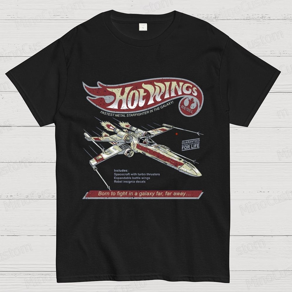 Star Wars X - Wing Hot Wings Retro T - Shirt