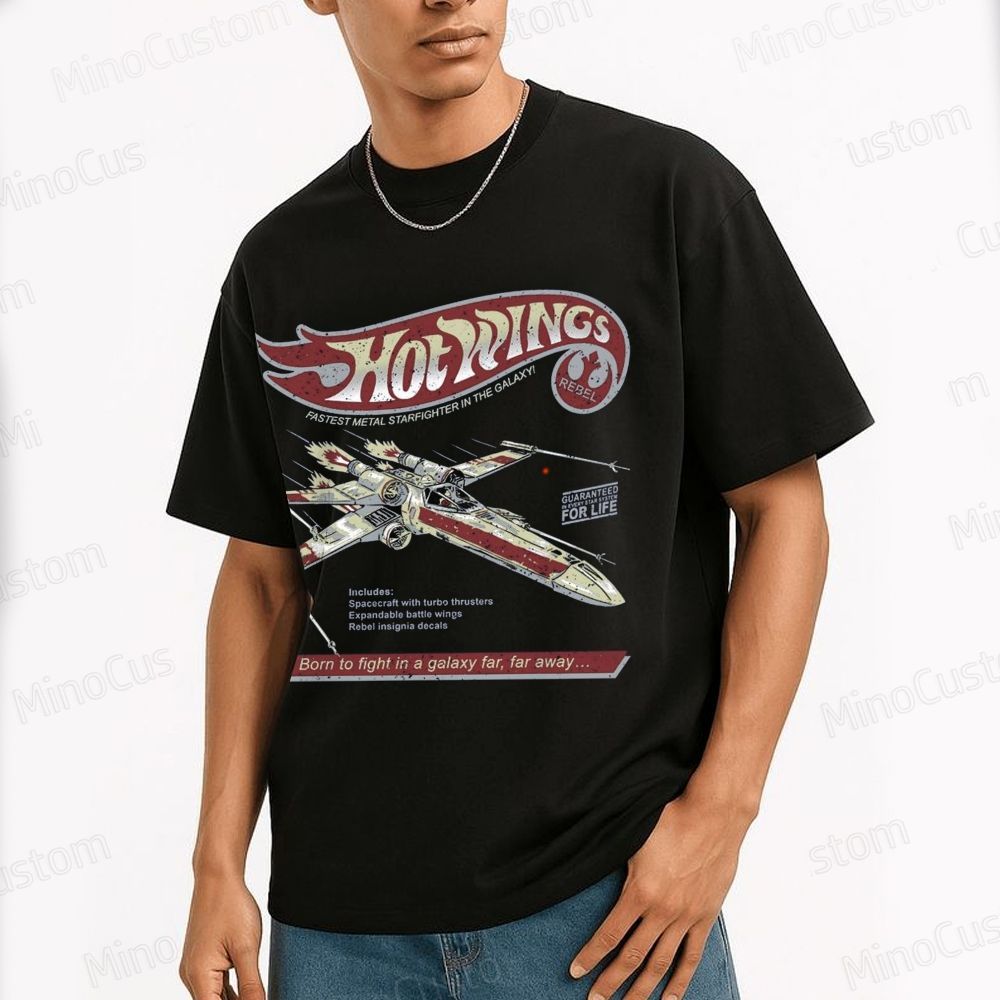Star Wars X - Wing Hot Wings Retro T - Shirt