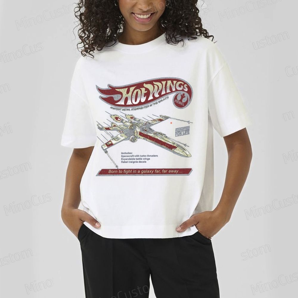 Star Wars X - Wing Hot Wings Retro T - Shirt