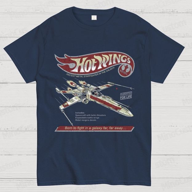 Star Wars X - Wing Hot Wings Retro T - Shirt