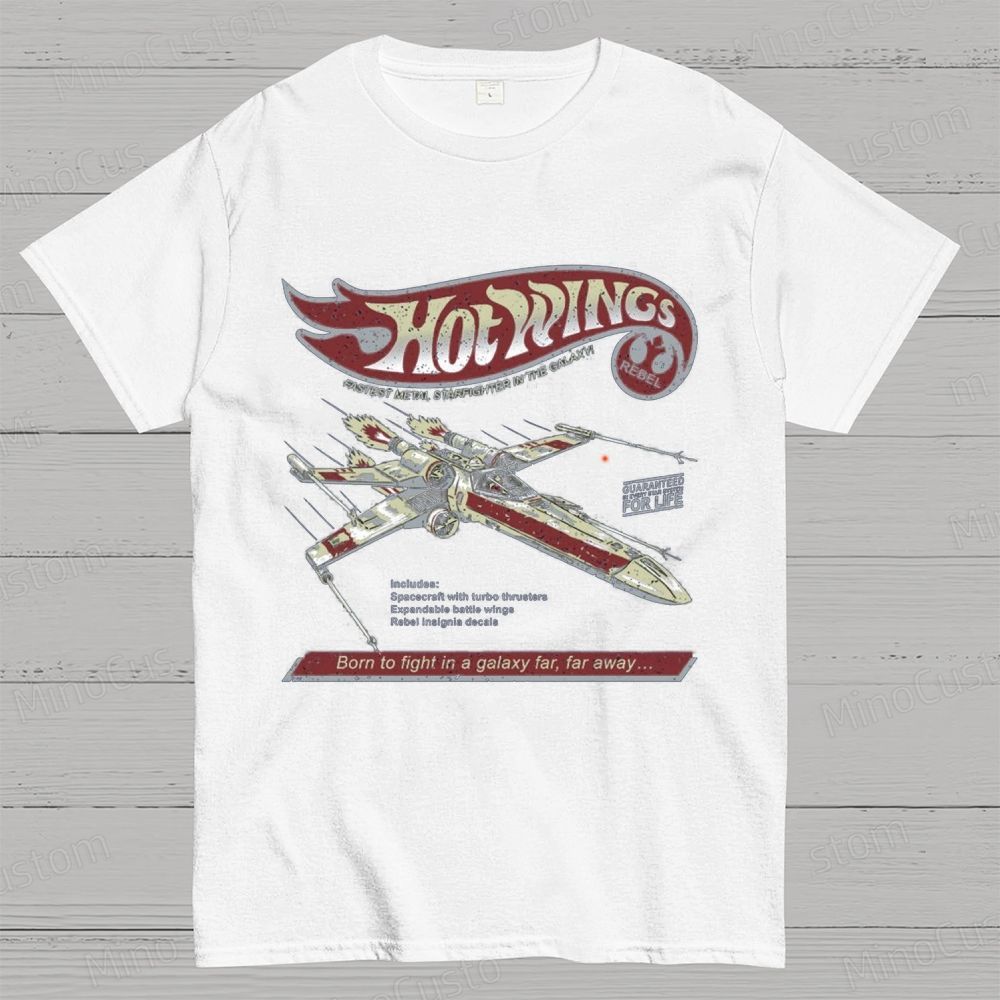 Star Wars X - Wing Hot Wings Retro T - Shirt