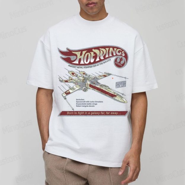 Star Wars X - Wing Hot Wings Retro T - Shirt