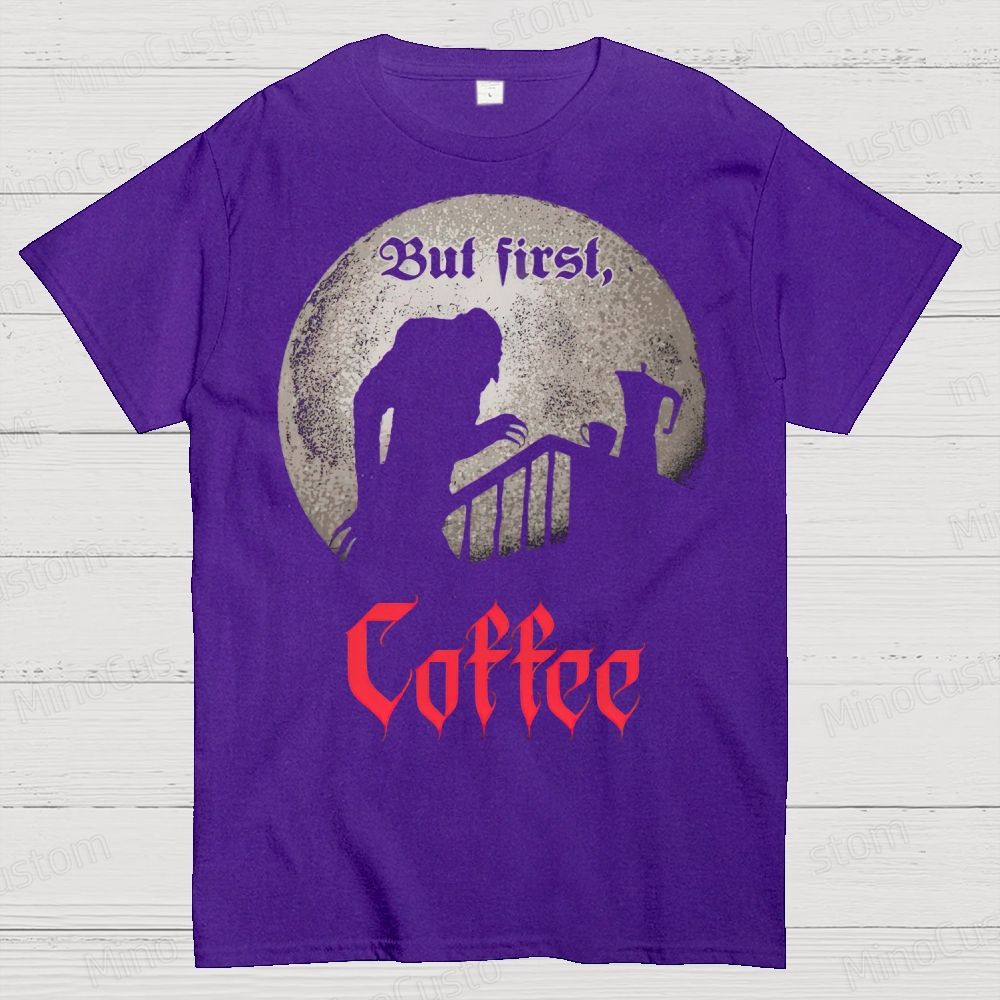 But First Coffee Cotton T-shirt 