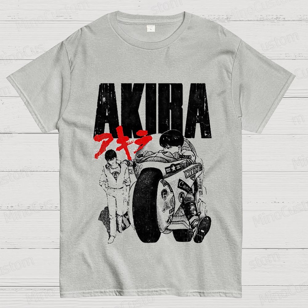 Akira Anime Retro Graphic T - Shirt