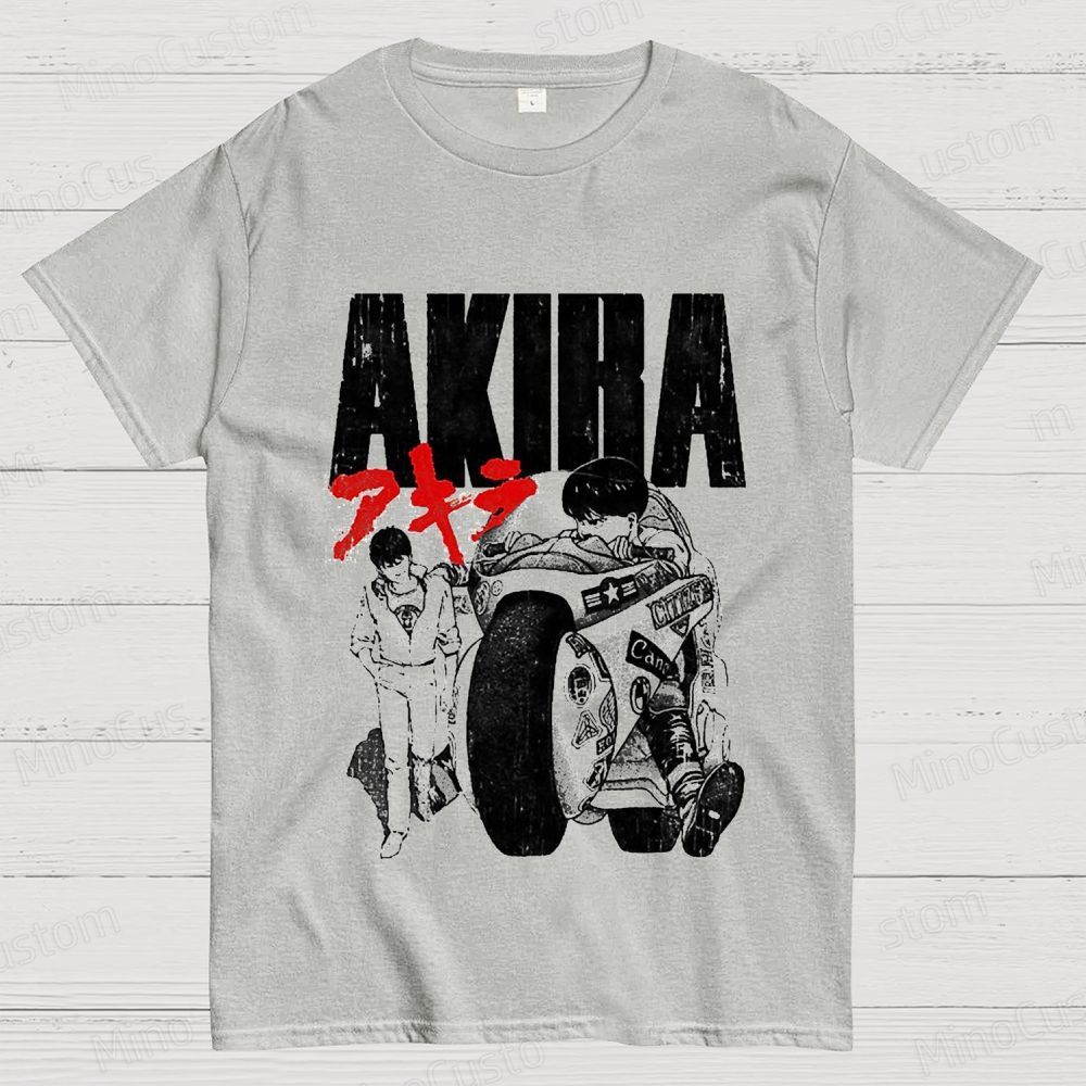 Akira Anime Retro Graphic T - Shirt