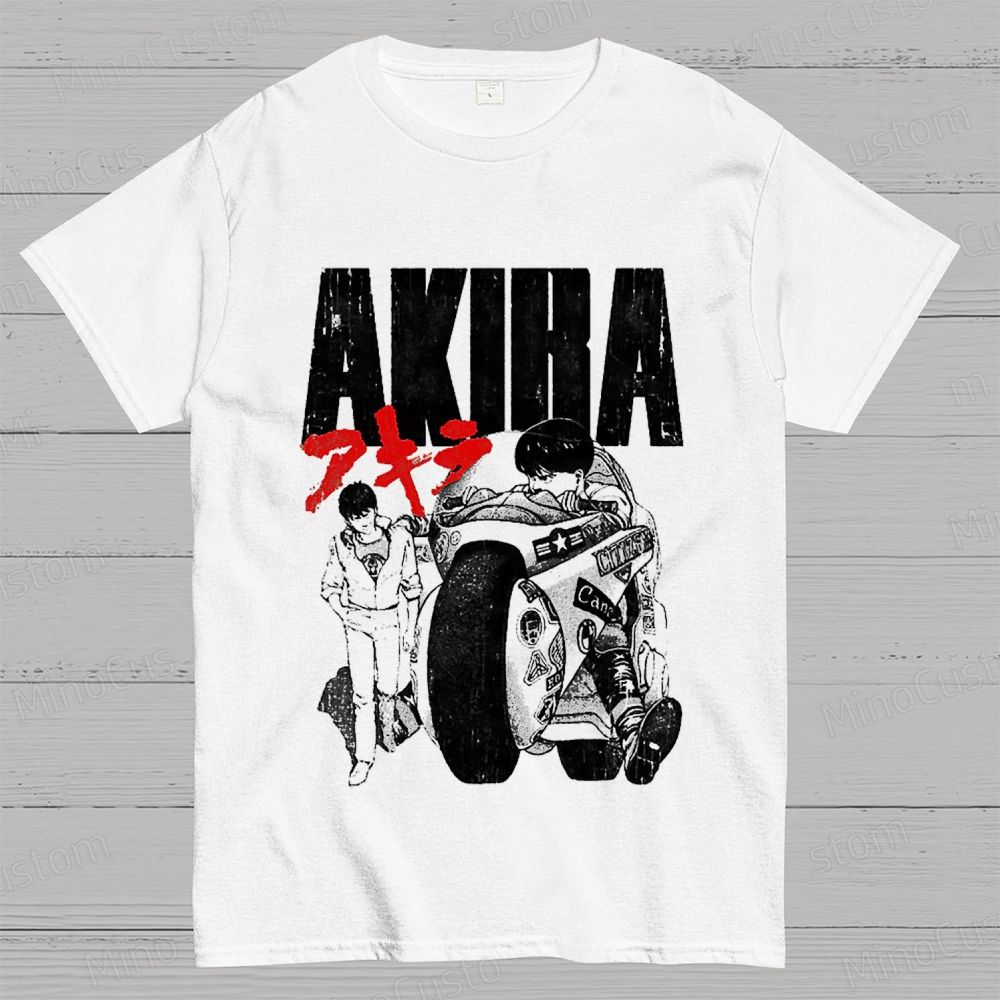 Akira Anime Retro Graphic T - Shirt