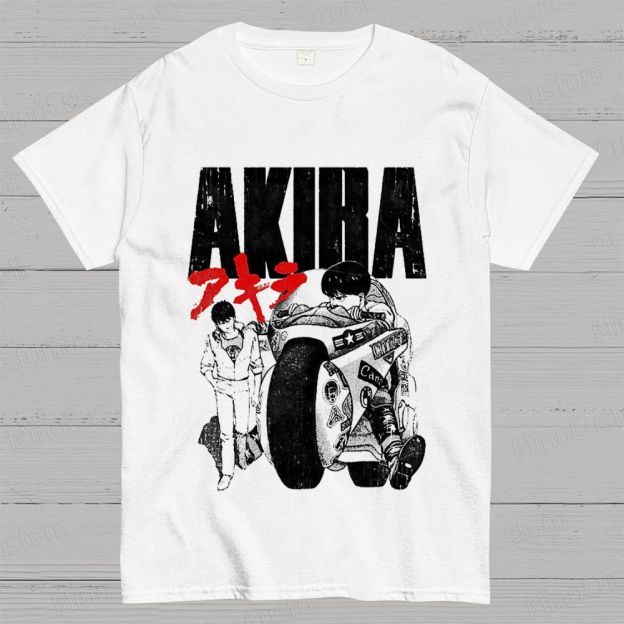 Akira Anime Retro Graphic T - Shirt