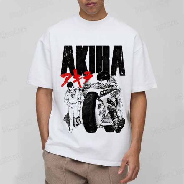 Akira Anime Retro Graphic T - Shirt