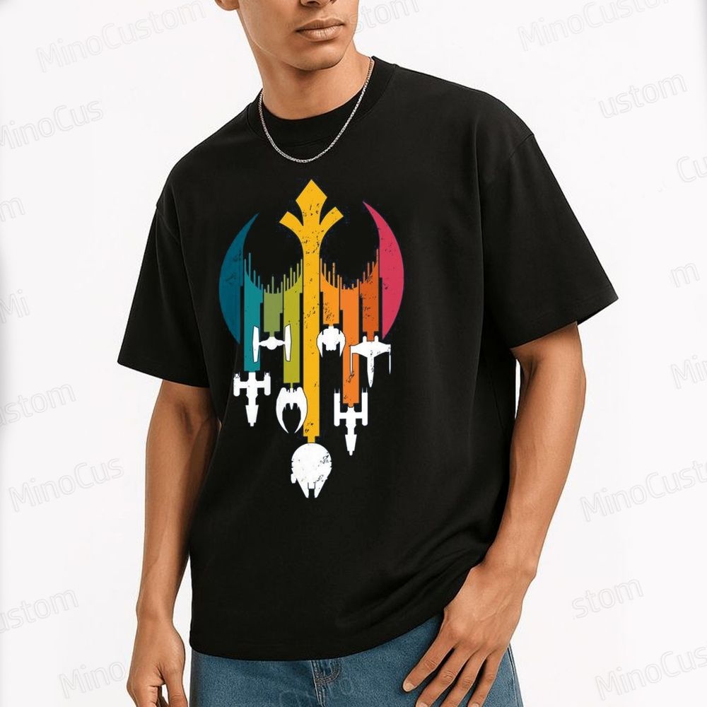 Rebel Alliance Rainbow Fleet Sleeveless Star Wars T-Shirt