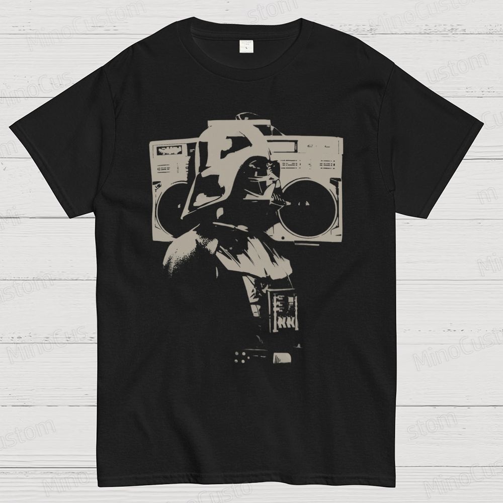 Darth Vader Retro Recorder Cotton T-shirt 