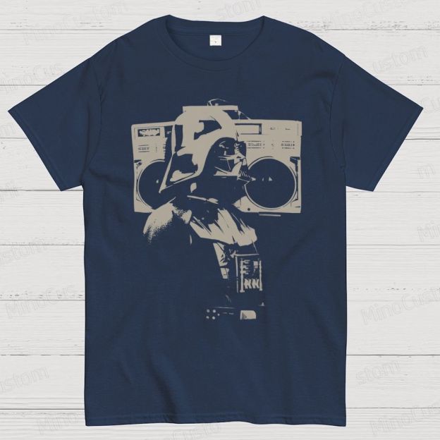 Darth Vader Retro Recorder Cotton T-shirt 