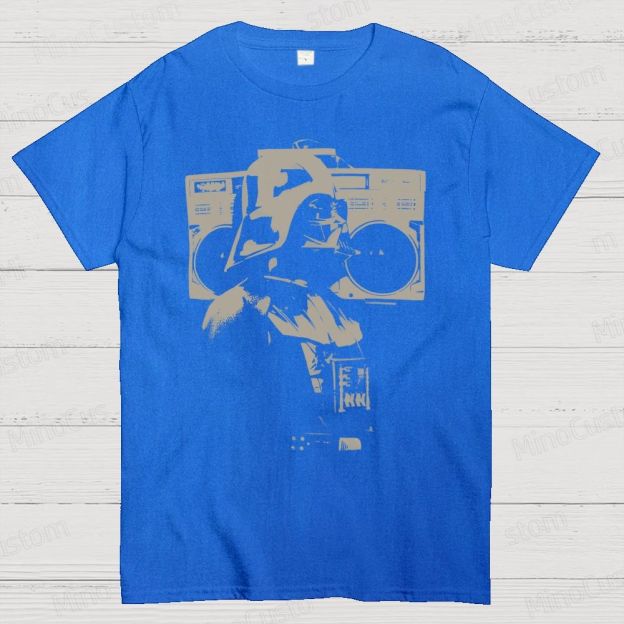 Darth Vader Retro Recorder Cotton T-shirt 