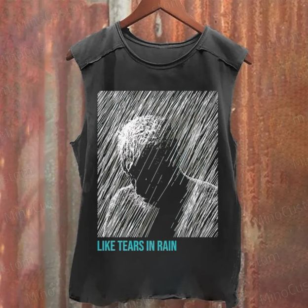 Like Tears In Rain Washed Tank Top 