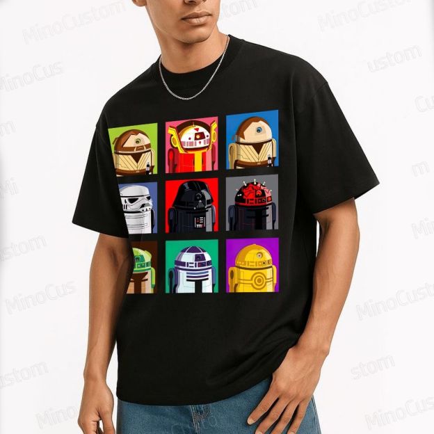 Star Wars Printing  Cotton T-shirt 