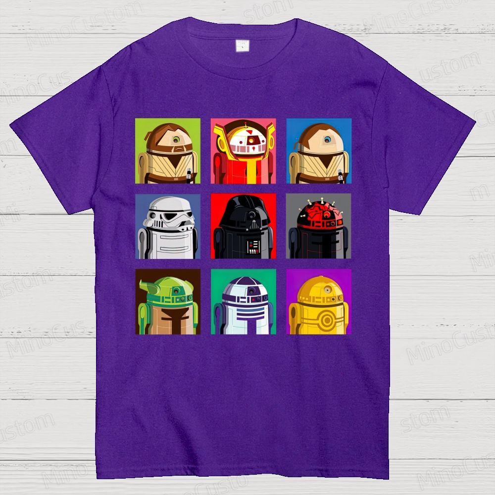 Star Wars Printing  Cotton T-shirt 