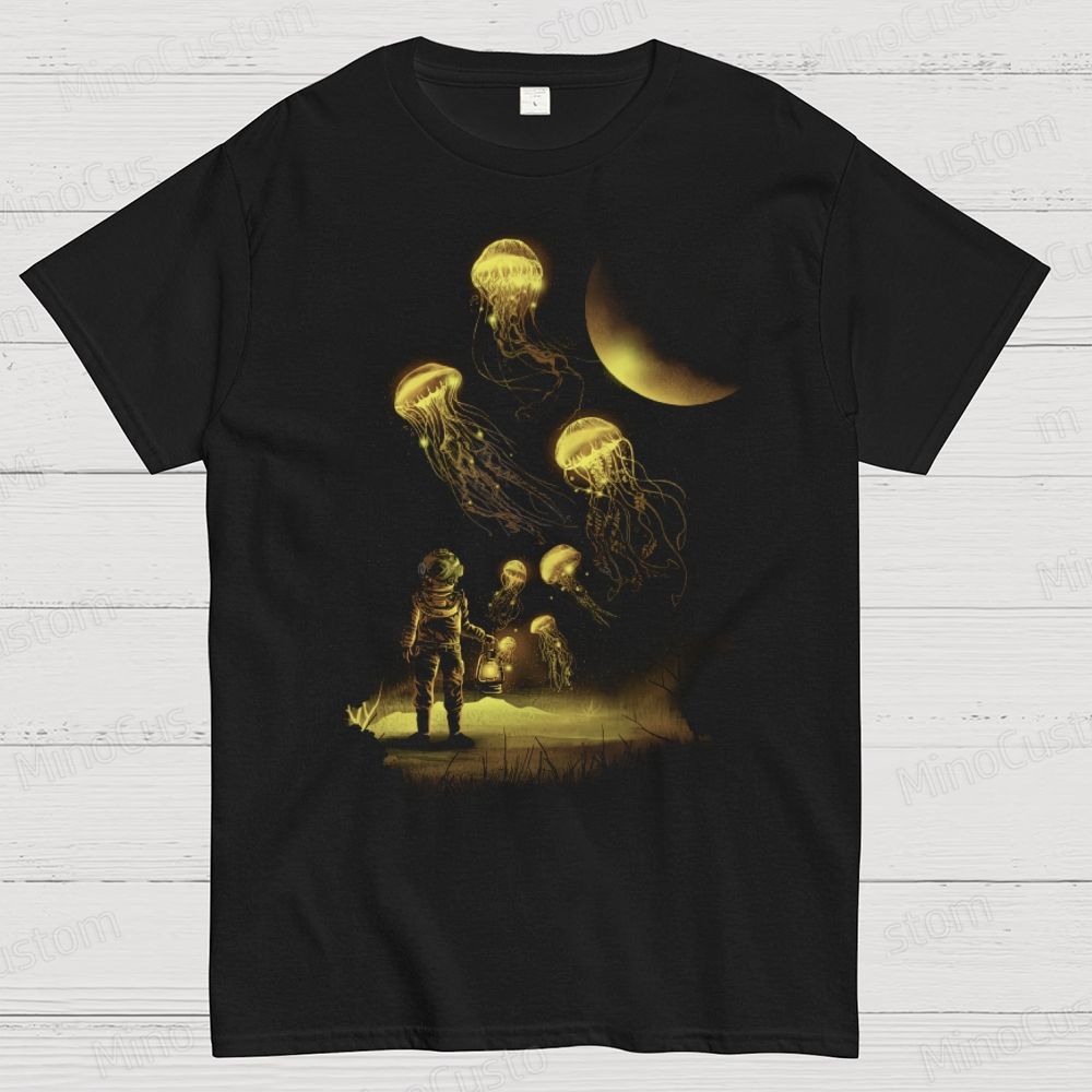 Deep Space Diver  Cotton T-shirt 