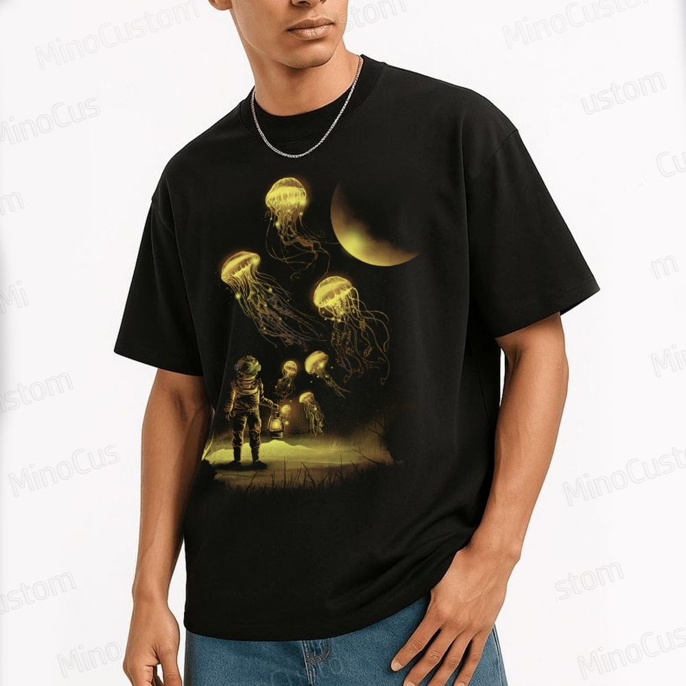 Deep Space Diver  Cotton T-shirt 