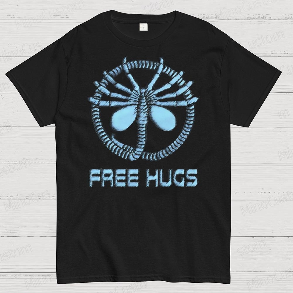 Free Hugs, Galactic Style Cotton T-shirt